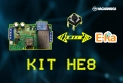 Kit HE8 Kết Nối Server E-RA đồng bộ nút nhấn